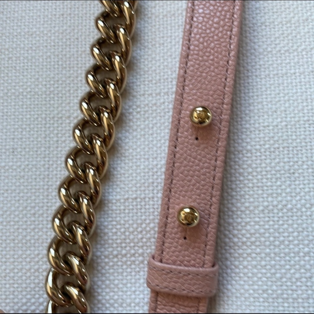 🌸CHANEL caviar quilted Medium Boy - Sakura pink🌸 - Picture 11 of 13